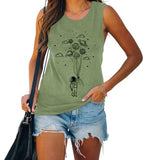 Women Astronaut Space Universe Lover Tank Tops Shirt