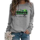 One Lucky Mama Sweatshirt Women St. Patrick's Day Tops