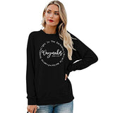 Women's Clothing Waymaker Top Loose Crew Neck Christian Pullover Sweatshirt
