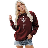 Sweat-shirt graphique Bee Kind pour femmes