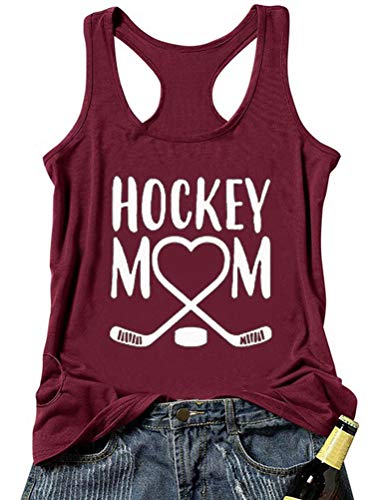 Débardeur de chemise de maman de hockey pour femmes