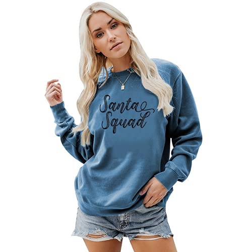 Sweat-shirt Santa Squad pour femmes, chemise drôle