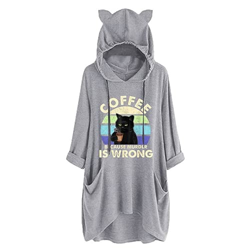 Women Coffee Because Murder Is Wrong Shirt with Pockets