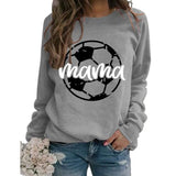 Sweat-shirt de football pour femmes, hauts graphiques de saison de football