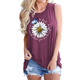 dans un monde où vous pouvez être n'importe quoi Be Kind Chemise pour femme Be Kind DaisyTank Tops