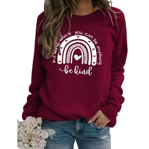 Sweat-shirt Femmes dans un monde où vous pouvez être n'importe quoi, soyez gentil