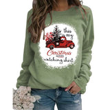 Christmas Movie Watching Sweatshirt Women This Is My Christmas Movie Watching Sublimation Shirt