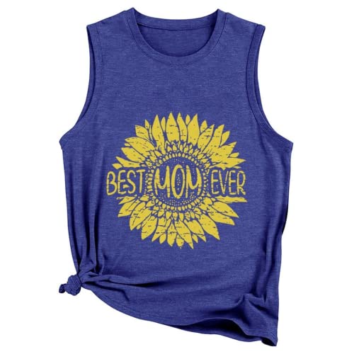 Meilleure maman de tous les temps en débardeur tournesol pour femme