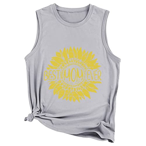 Meilleure maman de tous les temps en débardeur tournesol pour femme