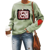 Buffalo Plaid Valentines Shirt Women Love Sweatshirt