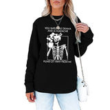 Sweat-shirt pour femmes, vous sentez le drame Halloweentown