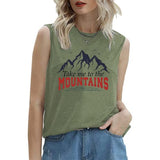 Débardeur de randonnée pour femmes, chemise de Camping en montagne pour amoureux d'aventure