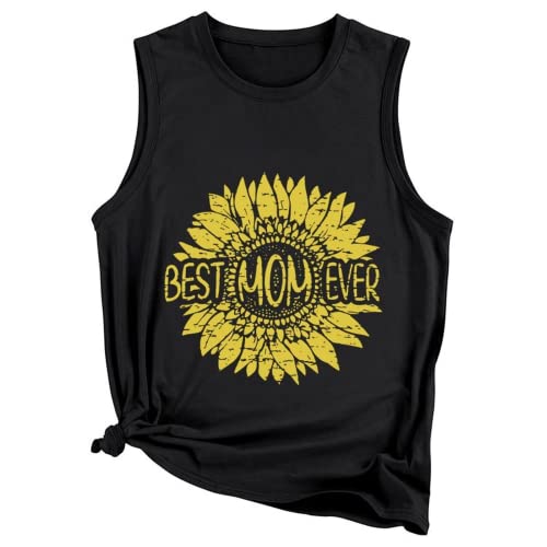 Meilleure maman de tous les temps en débardeur tournesol pour femme