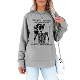 Sweat-shirt pour femmes, vous sentez le drame Halloweentown
