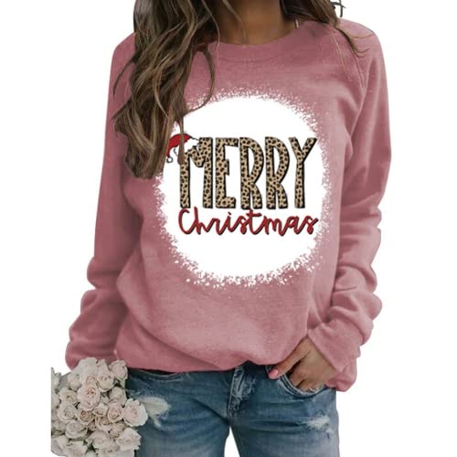 Sweat-shirt joyeux noël pour femmes, chemise d'arbre de noël