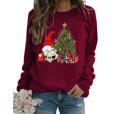 Sweat-shirt joyeux Noël pour femmes, chemise Gnomies mignonne