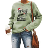 Femmes quand vous êtes mort à l'intérieur mais c'est Noël sweat squelette chemise de Noël
