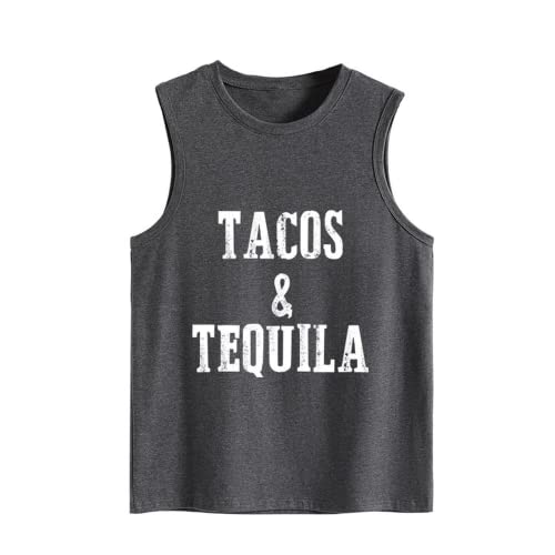 Débardeur Tacos et Tequila pour femme, chemise à boire graphique