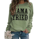 Sweat-shirt graphique Mama Tried pour femmes, chemise classique Country Legend