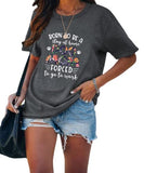 Chemise de maman de chien pour femmes, née pour être une maman de chien au foyer, obligée d'aller au travail