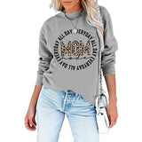 Chemise Mom Mode pour femme toute la journée, tous les jours, mode maman, sweat-shirt à manches longues