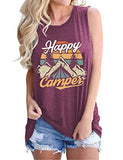 Chemise Happy Camper pour femme Débardeur graphique Happy Camper