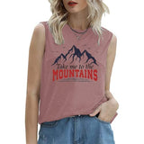 Débardeur de randonnée pour femmes, chemise de Camping en montagne pour amoureux d'aventure