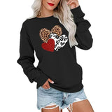 Women Valentine's Sweatshirt Long Sleeve Love Shirt