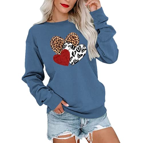 Women Valentine's Sweatshirt Long Sleeve Love Shirt