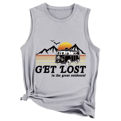 Les femmes se perdent dans les débardeurs de plein air