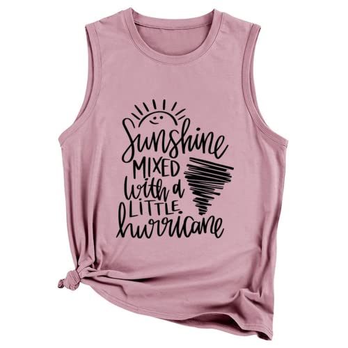 Débardeur Sunshine Hurricane pour femmes, mélange de soleil avec une petite chemise Hurricane