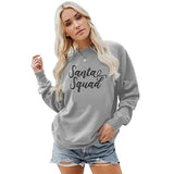Sweat-shirt Santa Squad pour femmes, chemise drôle