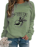 Sweat-shirt Schrute Farms à manches longues pour femmes