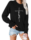 Sweat-shirt Faith Jesus à manches longues pour femmes