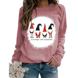 Sweat-shirt Gnomes de Noël pour femmes, juste à suspendre avec ma chemise Gnomies