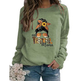 Sweat-shirt cadeau pour maman de Thanksgiving, chemise graphique pour femme, une maman reconnaissante