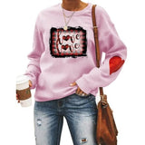 Buffalo Plaid Valentines Shirt Women Love Sweatshirt