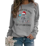 Femmes quand tu es morte à l’intérieur mais c’est Noël Sweatshirt