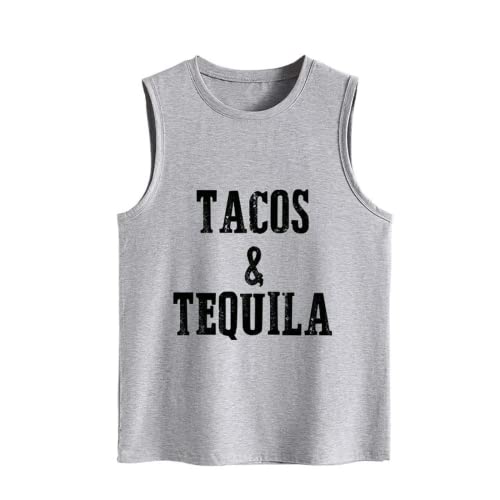 Débardeur Tacos et Tequila pour femme, chemise à boire graphique