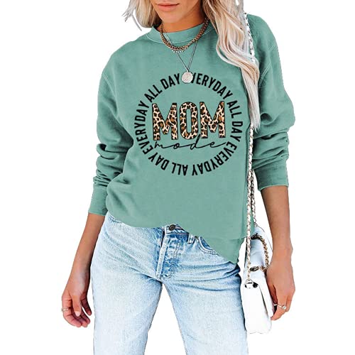Chemise Mom Mode pour femme toute la journée, tous les jours, mode maman, sweat-shirt à manches longues