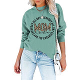 Chemise Mom Mode pour femme toute la journée, tous les jours, mode maman, sweat-shirt à manches longues