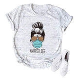 Women Nurse Life T-Shirt Leopard Shirt