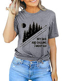 Women My Skis Are Calling I Must Go Sweatshirt Ski Shirt
