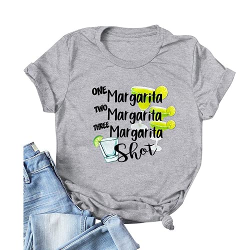 One Margarita Two Margarita Three Margarita Shot T-shirt pour femme
