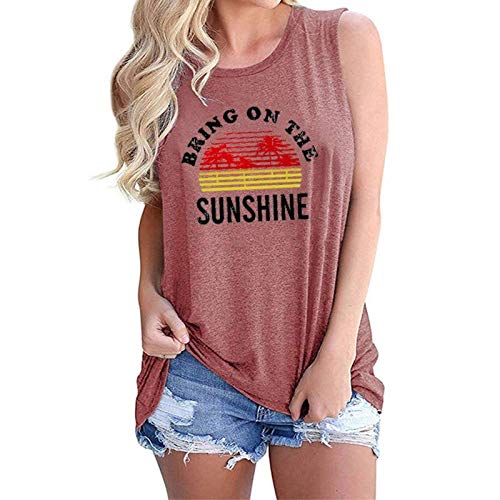 Débardeur Bring On The Sunshine pour femmes, chemise graphique Sunshine