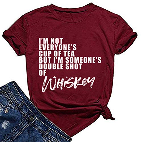 Women I'm Not Everyone's Cup of Tea Whiskey T-Shirt