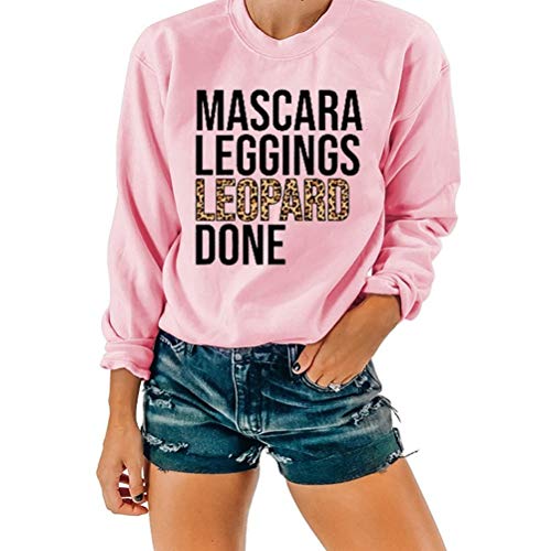 Femmes imprimé léopard chemise Leggings léopard fait pull sweat vêtements pour femmes