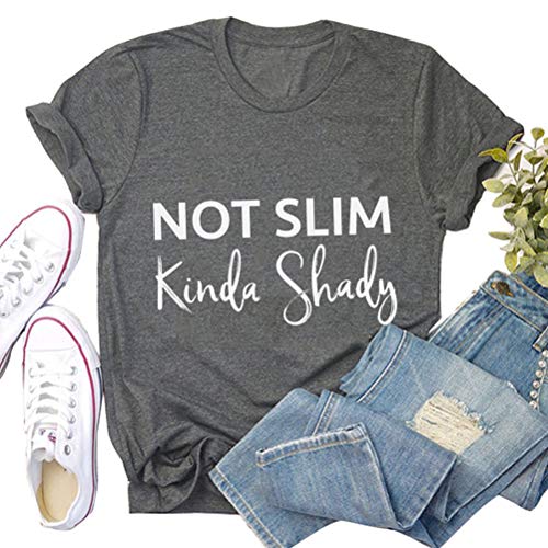 Women Not Slim Kinda Shady T-Shirt