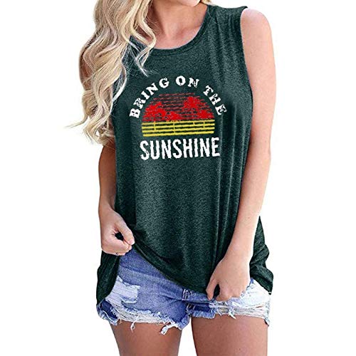 Débardeur Bring On The Sunshine pour femmes, chemise graphique Sunshine