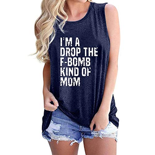 I'm A Drop The F-Bomb Kind of Mom Women Tank Top Mom Gift Shirt